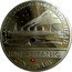 Cook Islands 25 Dollars (R.M.S. Titanic. Crossing the Atlantic) RMS TITANIC CENTENARY ATLANTIC CROSSING FULL SPEED AHEAD coin reverse