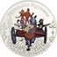 Cook Islands 25 Dollars (The Bremen Town Musicians) БРЕМЕНСКИЕ МУЗЫКАНТЫ СМЕХ И РАДОСТЬ МЫ ПРИНОСИМ ЛЮДЯМ! coin reverse