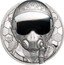 Cook Islands 250 Dollars Fighter Pilot 2020 Proof REAL HERO ONLY THE BRAVE ARE FREE coin reverse