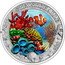 Austria 3 Euro Luminous Marine Life. Stony Coral 2023 2023 STEINKORALLE coin reverse