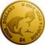 Cook Islands Four Dollars Elizabeth II.Dolphins by Lassen 2011 FOUR DOLLARS 9999 GOLD 1/30TH OZ $4 LASSEN coin reverse