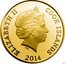 Cook Islands 4 Dollars Elizabeth II. Teddy Bear 2014 IRB ELIZABETH II COOK ISLANDS 2014 coin obverse