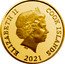 Cook Islands Four Dollars Poodle 2021 IRB ELIZABETH II COOK ISLANDS 2021 coin obverse