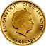 Cook Islands 5 Dollars (90th Anniversary of the Birth of Pope Benedict XVI) 5 DOLLARS COOK ISLANDS ELIZABETH II coin obverse