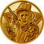 Cook Islands 5 Dollars (Charles III Wild West) WILD WEST coin reverse