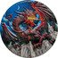 Tuvalu 5 Dollars (Dragon) TV coin reverse