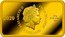 Cook Islands 5 Dollars Harry Potter. Hippogriff 2020 Proof 0.5 G FINE GOLD .999 2020 5 DOLLARS COOK ISLANDS ELIZABETH II coin obverse