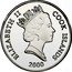 Cook Islands 5 Dollars (Marine Life Protection) 2000 COOK ISLANDS ELIZABETH II coin obverse
