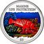 Cook Islands 5 Dollars (Marine Life Protection) $5 MARINE LIFE PROTECTION coin reverse