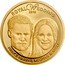 Cook Islands 5 Dollars (Prince Harry and Meghan Markle) 2018 PRINCE HARRY & MEGHAN MARKLE ROYAL WEDDING coin reverse
