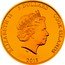 Cook Islands 5 Dollars (Royal Baby HRH Prince George of Cambridge) 5 DOLLARS 2013 COOK ISLANDS ELIZABETH II IRB coin obverse