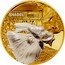 Cook Islands 5 Dollars Siamese Betta. Cockerel Fighting Fish 2016 Proof SHADES OF NATURE '16 coin reverse
