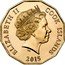 Cook Islands 5 dollars (Traditional Vaka boat) ELIZABETH II COOK ISLANDS 2015 IRB coin obverse