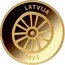 Latvia 5 Euro (The Golden Horses) LATVIJA 2023 coin obverse