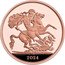 UK 5 Sovereigns (Charles III) PISTRUCCI. 2024 coin reverse