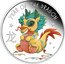 Tuvalu 50 Cents Baby Dragon 2024 P Proof YEAR OF THE DRAGON 龙 P NM coin reverse