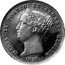 Portugal 5000 Reis (Maria II Pattern) KM# Pn97 MARIA II D G PORTUG ET ALGARB REGINA 1836 coin obverse