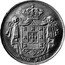 Portugal 5000 Reis (Maria II Pattern) KM# Pn97 5000 REIS coin reverse