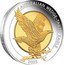 Australia 75 Dollars Wedge-tailed Eagle. Gilded 2023 P AUSTRALIAN WEDGE-TAILED EAGLE 2023 P JM coin reverse