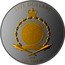 Niue Five Dollars (Earth. Ruthenium Dark Gilded) PUBLIC SEAL OF NIUE ATUA NIUE TUKULAGI 2024 FIVE DOLLARS 2 OZ 999.9 AG coin obverse