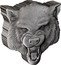 Niue Five Dollars Wolf 2023   coin reverse