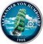 Cook Islands Half Dollar Alexander von Humboldt 2015 BU ALEXANDER VON HUMBOLDT 1906 coin reverse