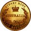 Australia Half Sovereign (Victoria Pattern) KM# Pn1 SYDNEY MINT AUSTRALIA HALF SOVEREIGN coin reverse
