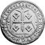 Portugal Non-Denominated (Joao V Non-Denominated Pattern) KM# Pn14 1718 IN HOC SIGNO VINCES coin reverse