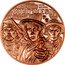 Cook Islands One Dollar (Charles III Wild West) NO 10 SALOON WILD WEST 45 CAL. DEAD MAN'S HAND coin reverse