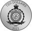 Niue Ten Dollars Fantasia 2023  Proof TEN DOLLARS PUBLIC SEAL OF NIUE ATUA NIUE TUKULAGI 2023 coin obverse