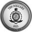 Niue Ten Dollars Iron Man's Arc Reactor 2023  Proof TEN DOLLARS PUBLIC SEAL OF NIUE ATUA NIUE TUKULAGI 2023 5 OZ 999 FINE SILVER © MARVEL coin obverse