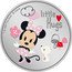 Niue Two Dollars Baby Girl 2024  Proof 1 OZ 999 FINE SILVER © DISNEY LITTLE HUGS coin reverse
