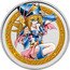Niue Two Dollars Dark Magician Girl. Yu-Gi-Oh! 2023  BU  coin reverse
