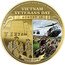 Niue Two Dollars Vietnam Veterans Day 2023  Proof A NATION'S GRATITUDE TO TJOSE WHO SRVED, SUFFERED AND DIED VIETNAM VETERANS DAY AUGUST 18 VIETNAM 1962-1972 coin reverse