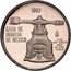 Mexico 1/10 Onza Aztec Calendar 1987 Mº Proof 1987 CASA DE MONEDA DE MÉXICO MO 1/10 DE ONZA .999 PLATA PURA coin obverse
