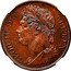 UK 1/50 Dollar (George IV) KM# Pn5 GEOR:IV D:G: BRI:REX. coin obverse