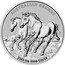 Australia 1 Dollar A Pair of Australian Brumbies 2023 P BU AUSTRALIAN BRUMBY LB P 2023 1OZ 9999 SILVER coin reverse