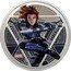 Fiji 1 Dollar (Black Widow) BLACK WIDOW MARVEL 1 OUNCE .999 SILVER ©MARVEL coin reverse