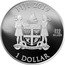 Fiji 1 Dollar Captain Marvel 2019  Proof FIJI 2019 1OZ .999 FINE SILVER 1 DOLLAR coin obverse