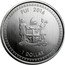 Fiji 1 Dollar (Crested Iguana. Coloured) FIJI 2016 1 DOLLAR REREVAKA NA KALOU KA DOKA NA TUI coin obverse