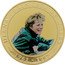 Cook Islands 1 Dollar Diana Princess of Wales.Green overalls 2007 Proof 1961 - 1997 DIANA PRINCESS OF WALES coin reverse