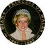 Cook Islands 1 Dollar Diana Princess of Wales. High collar 2007 Proof 1961 - 1997 DIANA PRINCESS OF WALES coin reverse