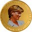 Cook Islands 1 Dollar Diana Princess of Wales. Looking right and smiling 2008 Proof DIANA PRINCESS OF WALES 1961-1997 coin reverse