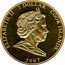 Cook Islands 1 Dollar Diana Princess of Wales. Red dress. Polka dot pattern 2007 Proof 1 DOLLAR 2007 COOK ISLANDS ELIZABETH II coin obverse