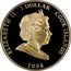 Cook Islands 1 Dollar Diana Princess of Wales. Red suit and facing left 2008 Proof 1 DOLLAR 2008 COOK ISLANDS ELIZABETH II coin obverse