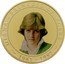 Cook Islands 1 Dollar Diana Princess of Wales. Young Diana in a green jamper 2007 Proof 1961 - 1997 DIANA PRINCESS OF WALES coin reverse