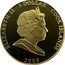 Cook Islands 1 Dollar Diana. Red Jacket. Headbands 2009 Proof 1 DOLLAR 2009 COOK ISLANDS ELIZABETH II coin obverse