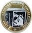 Cook Islands 1 Dollar Elizabeth and Philip. Elizabeth and Philip in carriage window. Colored 2007 In Sets only 1947 EP 2007 ELIZABETH AND PHILIP coin reverse