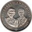 Cook Islands 1 Dollar Elizabeth and Philip. Elizabeth in dress. Philip in suit 2007 Proof 1947 2007 ELIZABETH AND PHILIP coin reverse