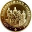 Cook Islands 1 Dollar Elizabeth and Philip. Family Portrait. 2007 1947 2007 ELIZABETH AND PHILIP EP coin reverse